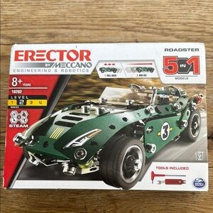 Erector engineering and robotics roadster five and one models